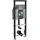 MEPA nextVIT Stand-WC-Element UP-Spülkasten 6 l Baby/Kinder Systembauhöhe 120 cm