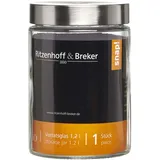 Ritzenhoff & Breker Vorratsglas rund 1200 ml 4 St.