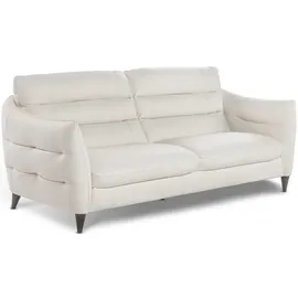 Calia Italia Couch Leder 3-Sitzer Weiß