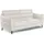 Calia Italia Couch Leder 3-Sitzer Weiß