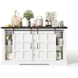 modfu Sideboard 150 x 85 x 40 cm Weiß