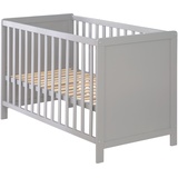 roba Beistellbett 6-fach Höhenverstellbar 5 Schlupfsprossen - Holz grau/taupe