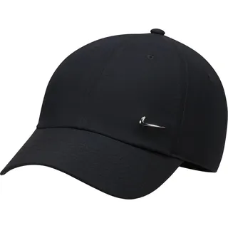 Nike Dri-FIT Club Unstructured Metal Swoosh Cap 010 black/metallic silver M/L