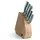 Richardson Sheffield SENSE Messerblock 5-tlg. Braun