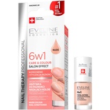 Eveline Cosmetics Nail Therapy Professional Konzentrierter Nagel-Conditioner mit Farbe 6in1, 5 ml,