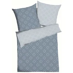 kaeppel Bettwäsche Cleo 135 x 200 cm Jersey Blau Taubenblau