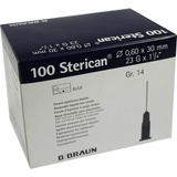 B. Braun Sterican Kanülen Luer-Lok 0,60x30 mm Gr.14 blau