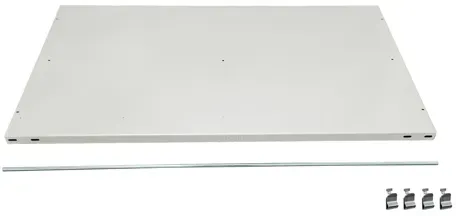 Zusatz-Fachboden MULTIplus150 1300 x 600, RAL 7035 lichtgrau, inkl. 4 Fachbod