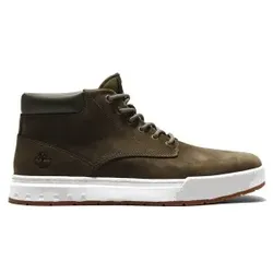 Timberland für Herren. TB0A5PR89911 Maple Grove grün Schnürschuhe aus Leder in der Mitte der Wade (44.5), Wohnung, Schnürsenkel, Lässig