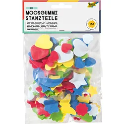 folia Moosgummi Stanzteile sortiert mehrfarbig