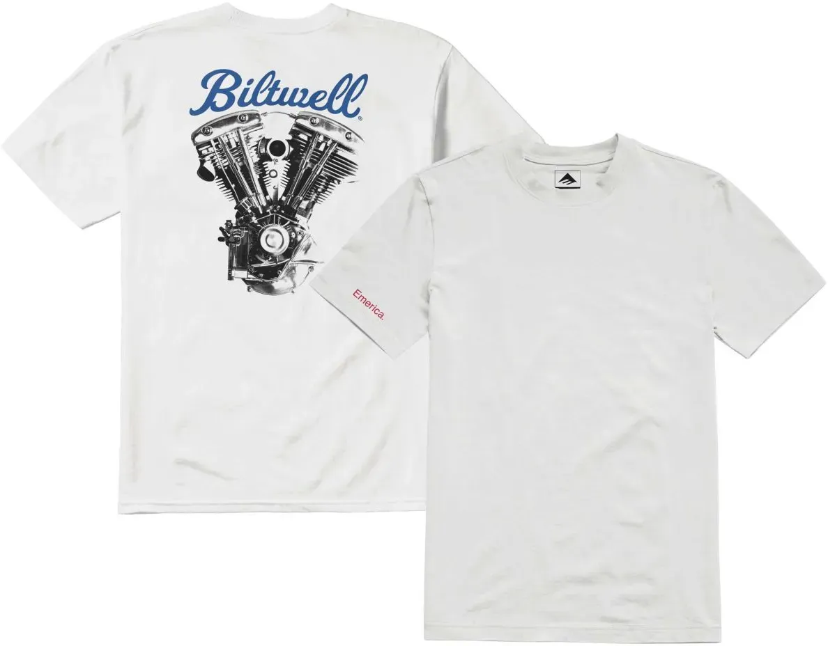 EMERICA T-Shirt BILTWELL white