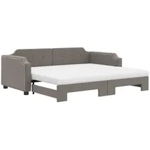 vidaXL Tagesbett 100 x 200 cm Taupe