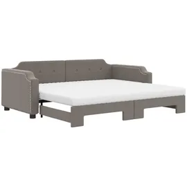 vidaXL Tagesbett 100 x 200 cm Taupe