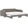 vidaXL Tagesbett 100 x 200 cm Taupe