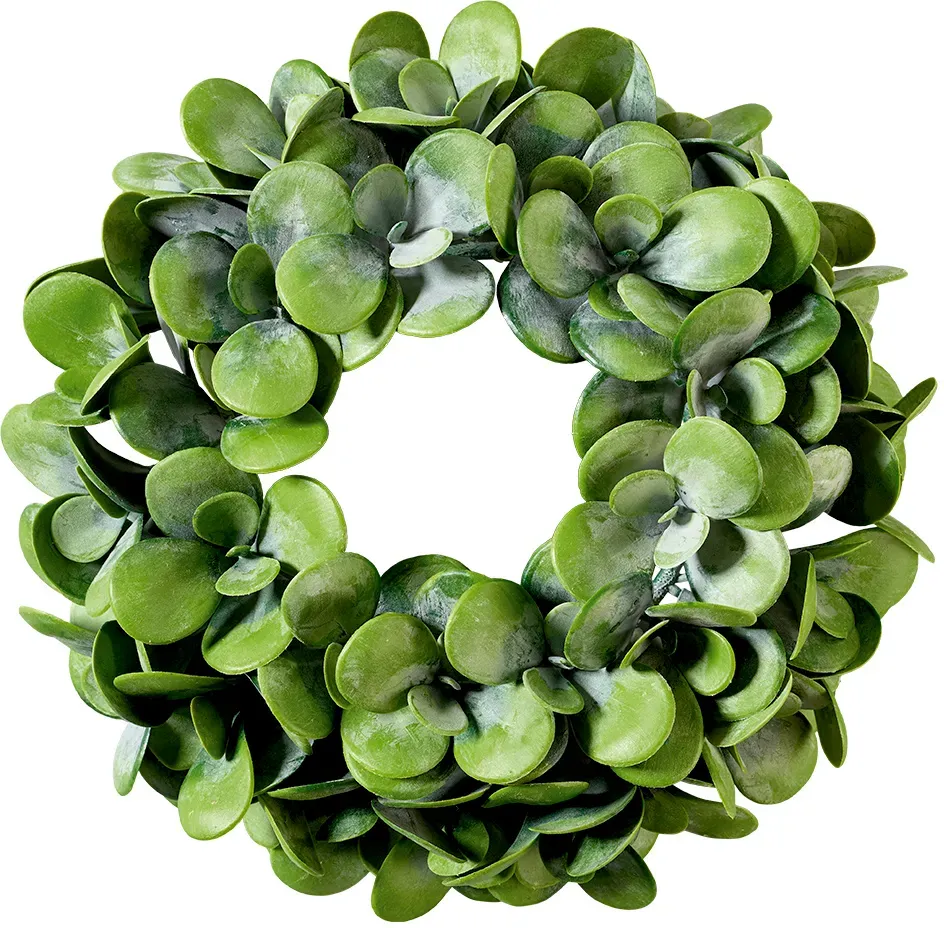 Blätter Kranz 22cm grün