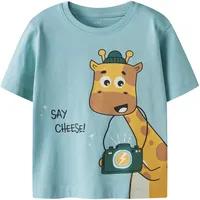 NAME IT T-Shirt »NMMHELGE SS NREG TOP PB«, blau