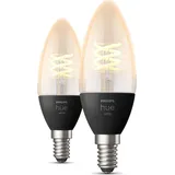 Philips LED-Kerze 5W E14 300 lm warmweiß 2 St.