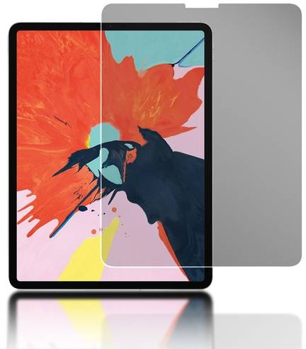 NALIA Sicht Schutzglas für Apple iPad Pro 12,9" 2018, Anti Spy Blickschutz Glas