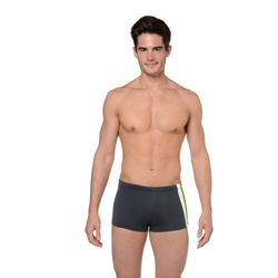 HOM Badepants Herren Dive Swim Shorts Badehose - Grau/Weiß / Größe: 7 (Gr. XL)