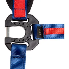 Kieffer Supreme Nylon-Halfter für Pferde blau/rot