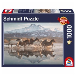 Schmidt Spiele Puzzle Pferde in Kappadokien, 1000 Puzzleteile bunt