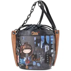 Dunkelblaue Anekke Damen Tasche - Beutel mit Püppchen, universal