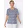 Sieh an! Kurzarm-Shirt in weiß-marine-bedruckt | Gr.: 38