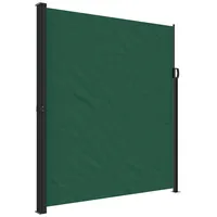vidaXL Seitenmarkise Ausziehbar Dunkelgrün 220x500 cm