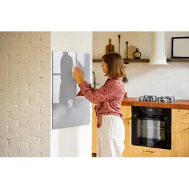 Tulup Magnettafel 70 x 100 cm Hellgrau