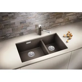 Blanco Subline 430/270-U links softweiß + Handbetätigung + InFino