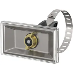 Simplex Universalhalter  Edelstahl und Kunststoff, für Schilder 100x50mm