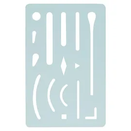 Ecobra Radierschablone 60 x 93 x 0,1 mm