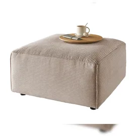KAWOLA Hocker RANI Polsterhocker Cord 0 x 0 x 0 cm Braun