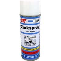 STC Zinkspray 400 ml Korrosionsschutz hitzebeständig bis 490 °C Zink Spray Punktschweißfarbe Rostschutz