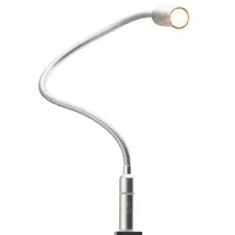 Kalb Material Für Möbel Bettleuchte Silbergrau 1 St.