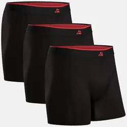 BAMBUS BOXERSHORTS - 3-Pack - Schwarz - S