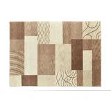 THEKO Wollteppich ¦ braun ¦ Wolle ¦ Maße (cm): B: 300 H: 1,2