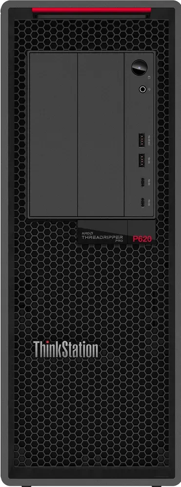 Lenovo TS/ThinkStation P620 / Ryzen TR 5955WX / (AMD Ryzen ThreadRipper PRO 5955WX, 128 GB, 1000 GB, SSD), PC, Schwarz