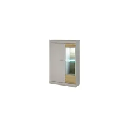 Vitrine  Siero , grau , Maße (cm): B: 90 H: 35