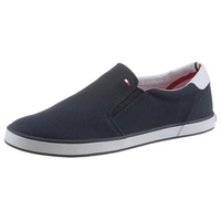 Tommy Hilfiger ICONIC SLIP ON Sneaker Slipper, Freizeitschuh, Halbschuh mit seitlichen Stretcheinsätzen blau