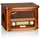 Roadstar HRA-1500UEMP - Radio, mit CD-Player und USB, 32 W / 230 V, inkl. Fernbedienung - Braun