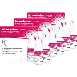 3er Set Minoxicutan Frauen 20 mg/ml Spray 3X60 ml