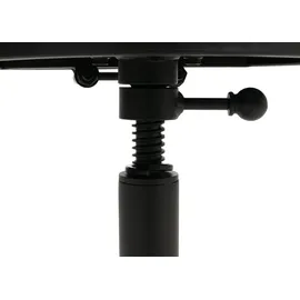 Mendler Barhocker HWC-O84 2er Set höhenverstellbar drehbar Kunstleder Metall Schwarz