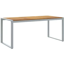 vidaXL Gartentisch 180 x 90 x 75 cm Grau