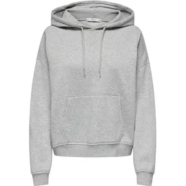 Only Kapuzensweatshirt Light Grey Melange XS