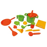 Lena 5401 Eco Sandset Kochen, 14-teilig, Natur Netz