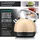 Arendo Wasserkocher Retro Design, 2200 Watt, Edelstahl Teekessel 1,7 Liter, Kalkfilter austauschbar, automatische Abschaltung, Beige