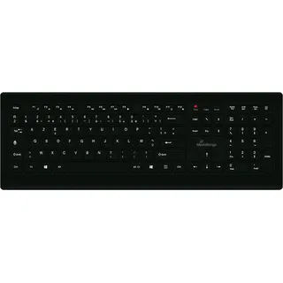 MediaRange Tastatur kabelgeb. ultraflachen Tasten (FR) sw / Schwarz