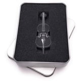 Onwomania Bass Cello Violine Geige in Schwarz USB Stick in Alu Geschenkbox 64 GB USB 2.0