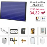 solarbayer� Solarbayer PremiumPlusAL Solarpaket H12 Ziegel Bruttofläche 34,32 m2 horizontal